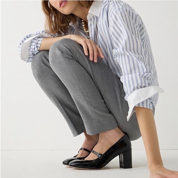 J. Crew Cameron Four Season Stretch Slim Trouser Dress Pants Career Gray - Picture 2 of 15